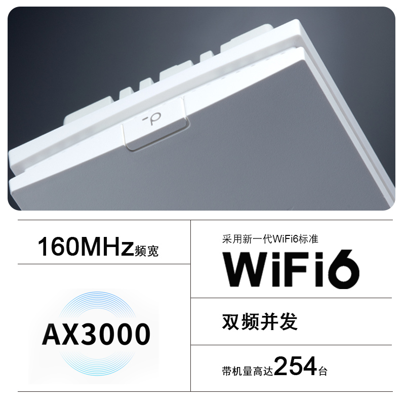 TP-LINK 大功率FEM XAP3000EI-PoE易展版 组网AX3000双频千兆端口WiFi6面板AP家用无线mesh分布覆盖86型入墙 - 图2