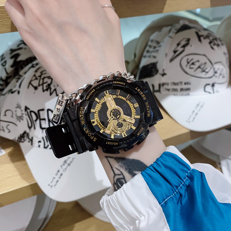 电子手表男士初高中学生女风独角兽 范美国产腕表