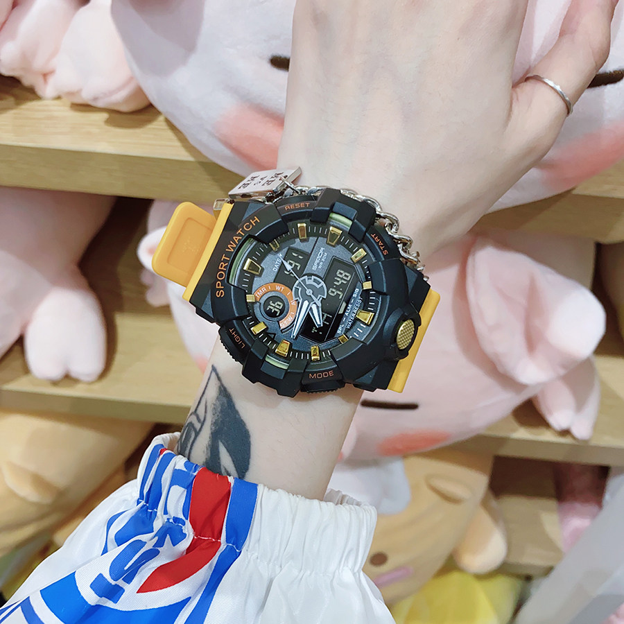 初中学生男士黑科技ins超火电子表 范美国产腕表