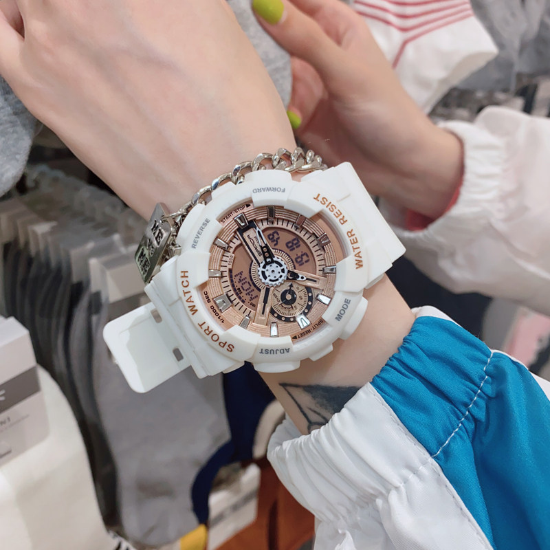 电子手表男士初高中学生女风独角兽 范美国产腕表