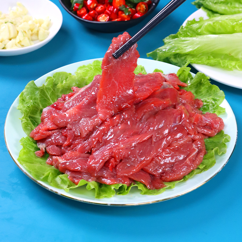 星鲜季嫩滑牛肉片火锅食材商用半成品澳式新鲜原切预制菜水煮牛肉 - 图3