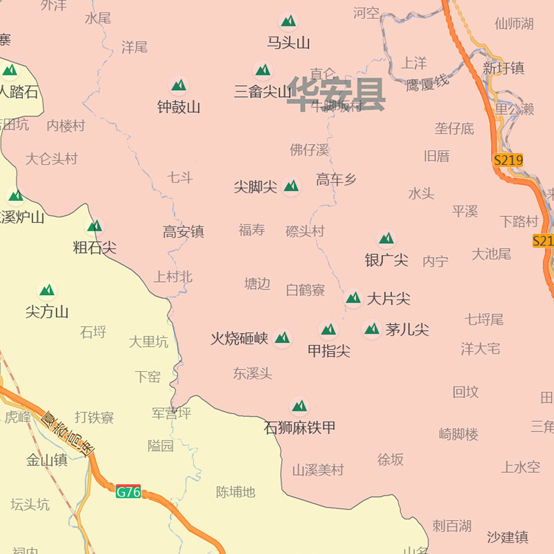 漳州市地图批零90cm福建省新款防水墙贴画行政交通区域划分现货