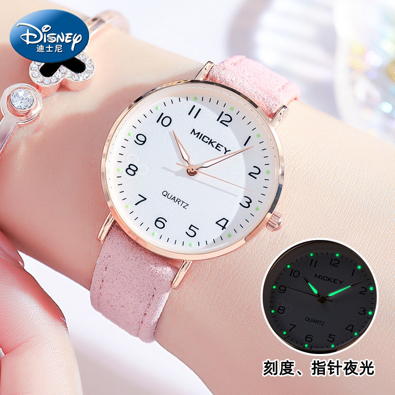 迪士尼女款考试 2022年新款女孩手表 祥尼时国产腕表