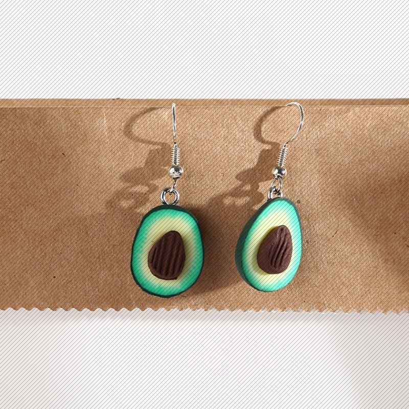 抖音新款韩版diy饰品可爱软陶耳钉 玄翠峰耳钉