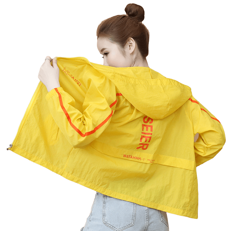 短款女士防晒衣女2020 韩蜜梵短外套