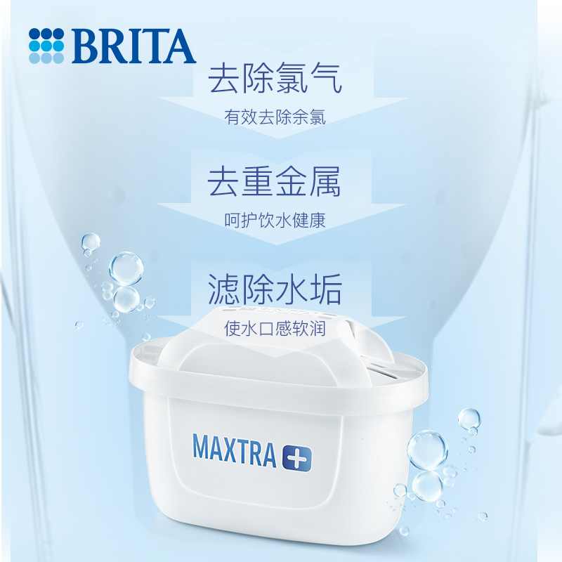 Brita碧然德家用过滤水壶3.5L厨房家用净水壶1壶7芯净水器正品-图1