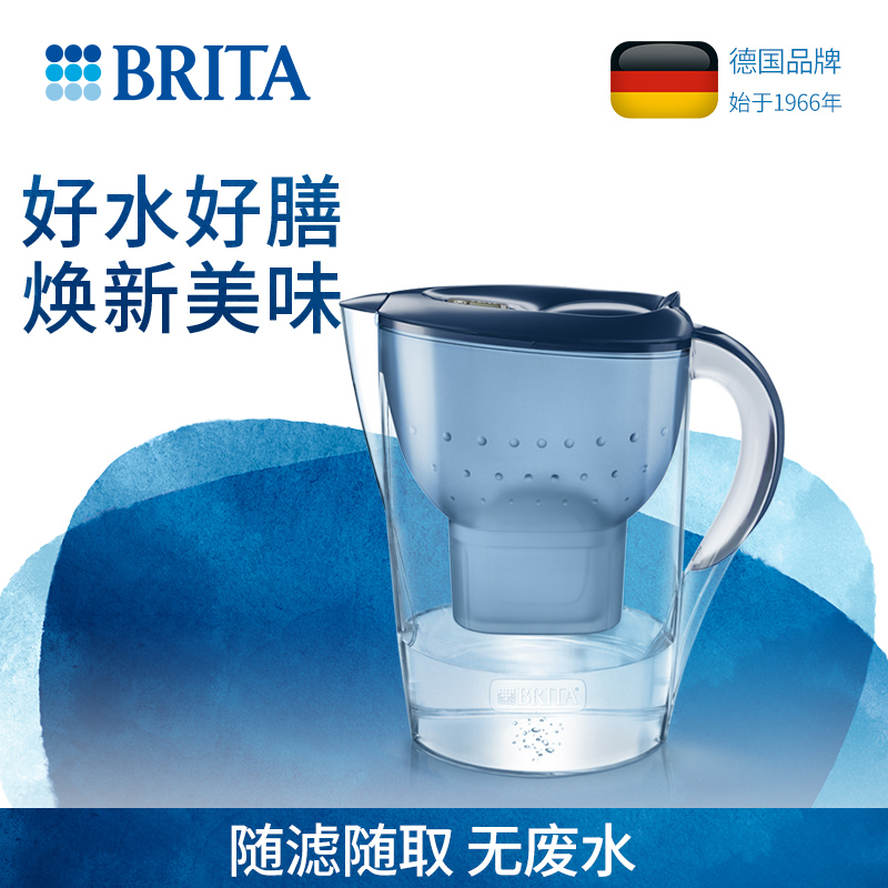 Brita碧然德家用滤水壶3.5L去除水垢净水壶1壶13芯过滤净水器德国-图3