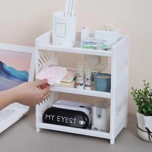 宿舍置物架多层架子客厅化妆品桌面家用迷你塑料货架厨房收纳小