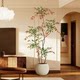 Simulated green plant nandina bamboo high-end light luxury floor-standing potted plant