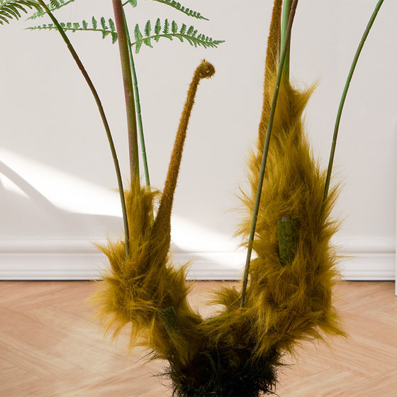Lianyou simulated Hericium fern indoor living room decoration