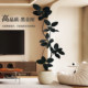 Simulated green plant black diamond rubber tree floor decoration