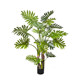 Simulated green plants, spring taro leaves, indoor living room, floor-standing potted plant ornaments beside the sofa, decorative advanced bionic plant fake trees
