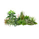 Simulated green plant landscaping combination indoor window corner bionic moss micro landscape fake plant bionic decorative ornaments