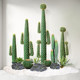 Simulated green plant cactus indoor landscaping combination large-scale high-end bionic tropical plant floor-standing potted plant
