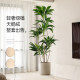 High-end simulated green plant velvet artificial tree