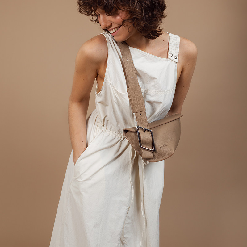 【明星同款】RABEANCO/KEO可颂包小号女牛角包单肩包斜挎包腋下包