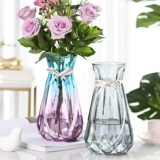 Европейская простая творческая стеклянная ваза Прозрачная водная растение цветочная роза Лилия Плюс Плач