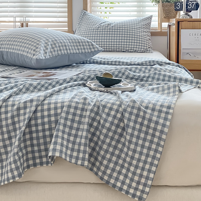 洁丽雅水洗棉床单单件100学生枕套 洁丽雅床上用品床单