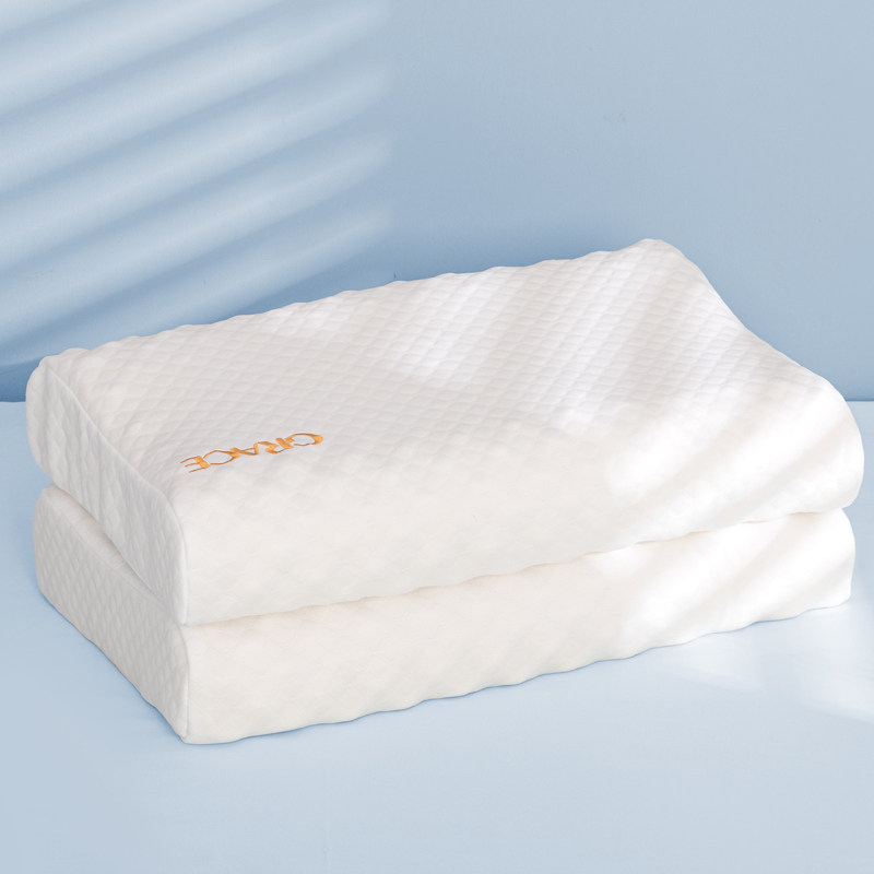 洁丽雅泰国护颈椎助睡眠乳胶枕头 洁丽雅床上用品乳胶枕