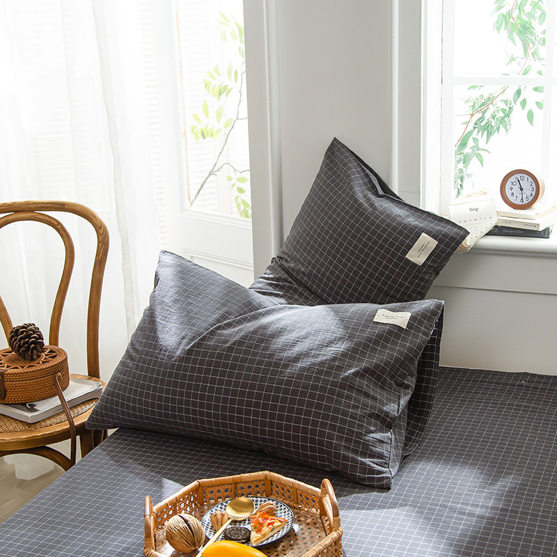 洁丽雅一对装纯棉48 times枕头套 洁丽雅床上用品枕套