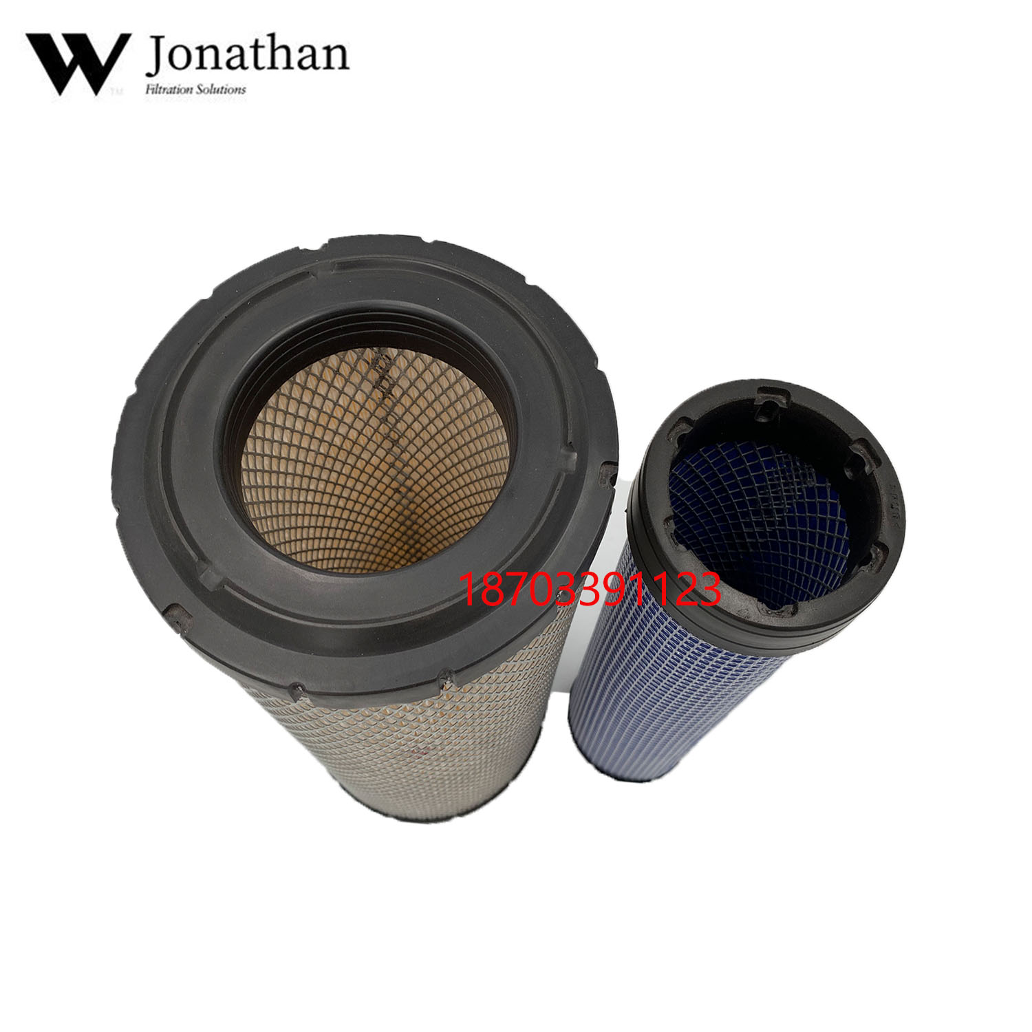 1839空滤130B凯斯135徐工150D适用小松120-6空气滤芯128-8PC160-7 - 图1