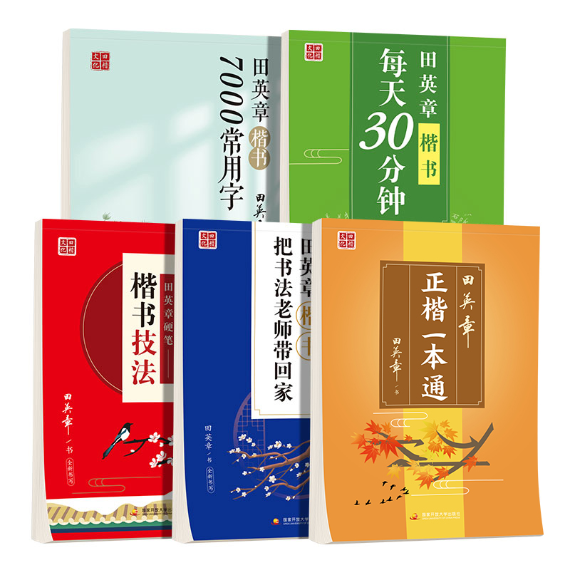 田英章楷书字帖正楷一本通楷书技法7000常用字把书法老师带回家每天30分钟楷书大学生初学者笔画笔顺练字帖成人入门男生女生漂亮字 - 图3