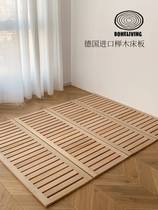 Beech wood bed Bed Frame Customizable Solid Wood Tatami Hard Bed Plate Moisture-Proof Breathable Paving Plate Iron Art Solid Wood Bed Plate
