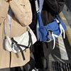 One-shoulder women's Japanese color block design crossbody bag sports