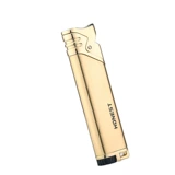 Мужская ветрозащитная креативная ультратонкая металлическая зажигалка