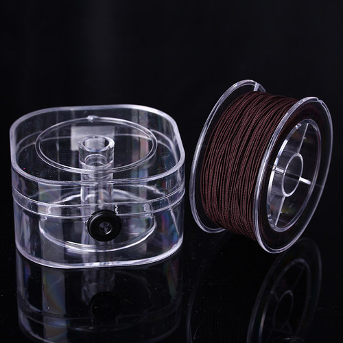 进口手串绳弹力线包芯文玩佛珠串珠金刚菩提小叶紫檀手链松紧耐磨 - 图2