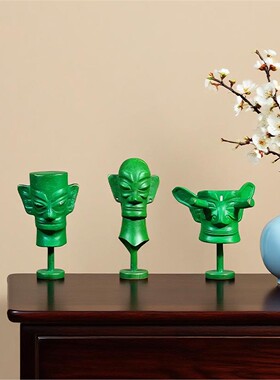 箐铜记《三星堆》铜摆件家居装饰品客厅玄关办公室艺术仿古工艺品