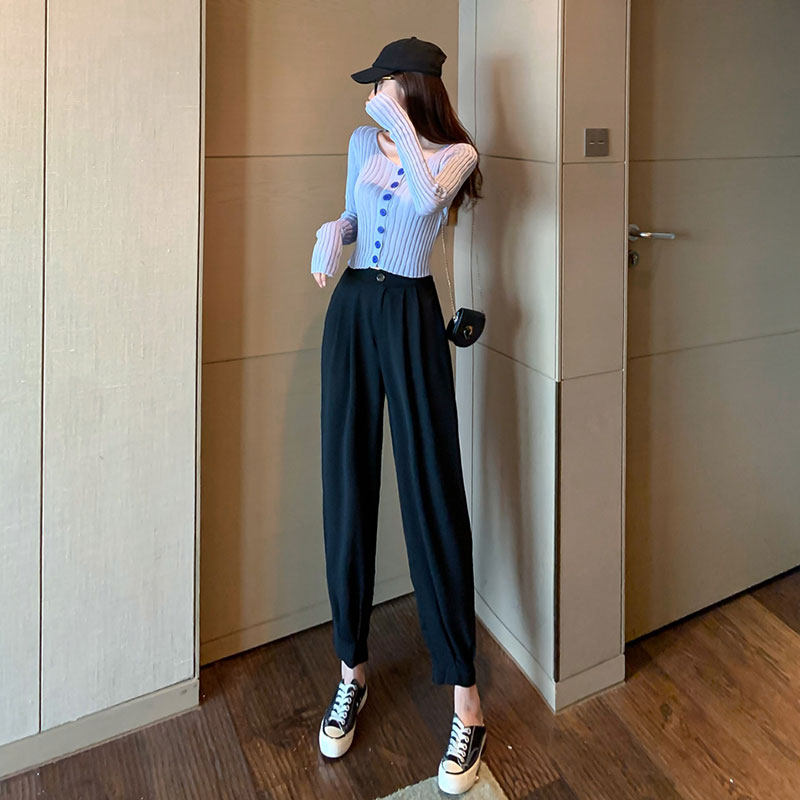 2020年新款女夏修身针织长袖防晒+ 曼范玫时尚套装