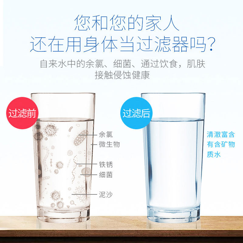 杨枝直饮厨房自来水活性炭净水器 杨枝净水器
