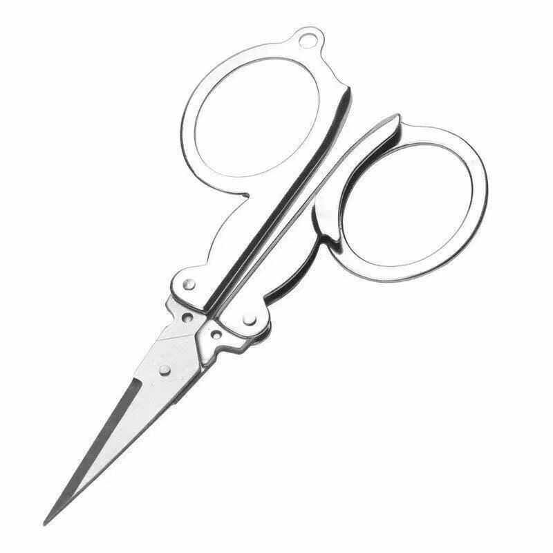 不锈钢 可折叠剪便携小剪刀 指甲剪钓鱼剪居家日用小巧方便携带