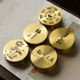Brass Hot Pot Inkstone Ink Pool Ink Cartridge Non-drying Ink