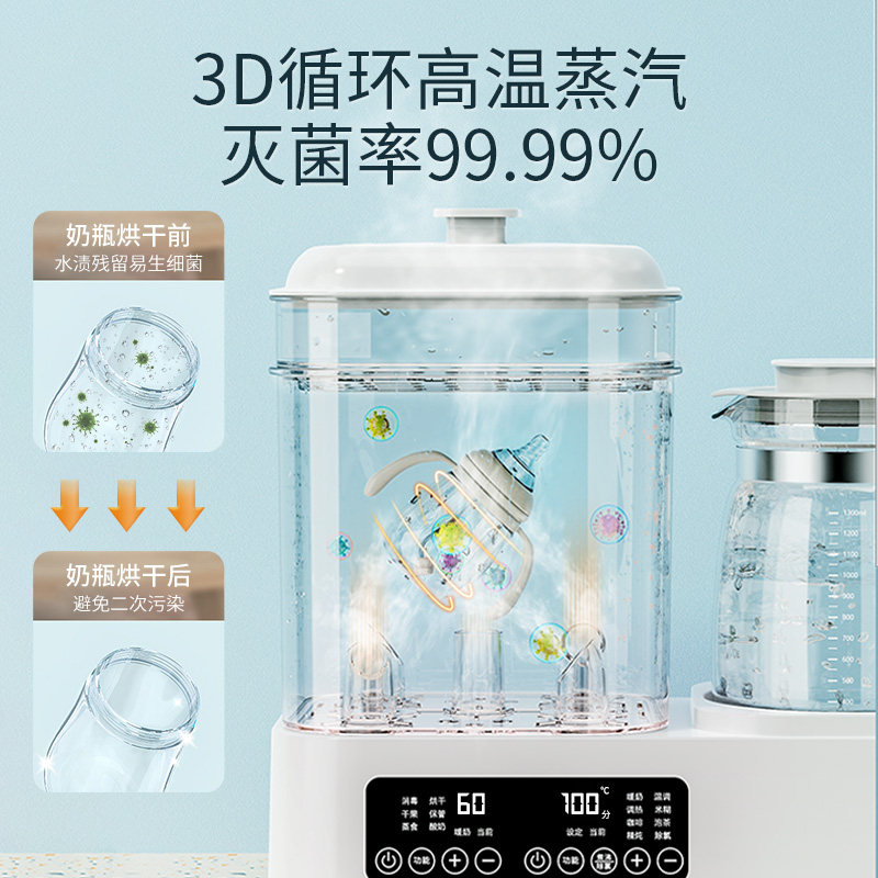 奶瓶带烘干三二合一热奶婴儿调奶器 pattywella芭蒂维拉暖奶器/加热器