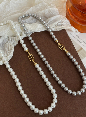 新款珍珠项链时尚小清新女