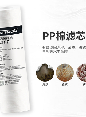 古石净水器机卡接抛弃式第2代大通量滤芯后置一体家用套装复合