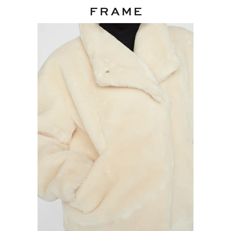 FRAME人造皮毛外套短外套