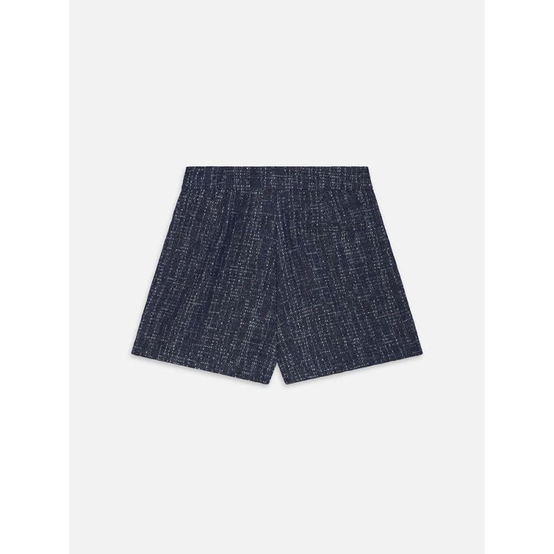 【2025新款】FRAME女士复古牛仔粗花呢西装短裤 - 图0