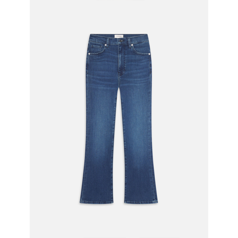 【2025新款】FRAME女士高腰微喇弹力牛仔裤 THE REBOOT CROP - 图3