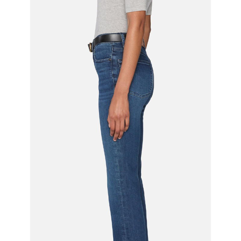 【2025新款】FRAME女士高腰微喇弹力牛仔裤 THE REBOOT CROP - 图2