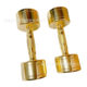 Electroplated dumbbells for men and women, home gym, fitness and sports equipment, finely turned pure steel kilogram small dumbbells