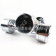 Electroplated dumbbells for men and women, home gym, fitness and sports equipment, finely turned pure steel kilogram small dumbbells