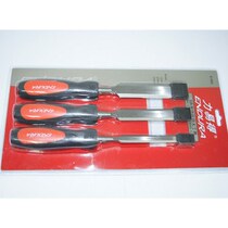 The promotion price is easy to get-professional tools 3 pieces of CrV steel woodworking chiseling hole tool flat chipping E1562