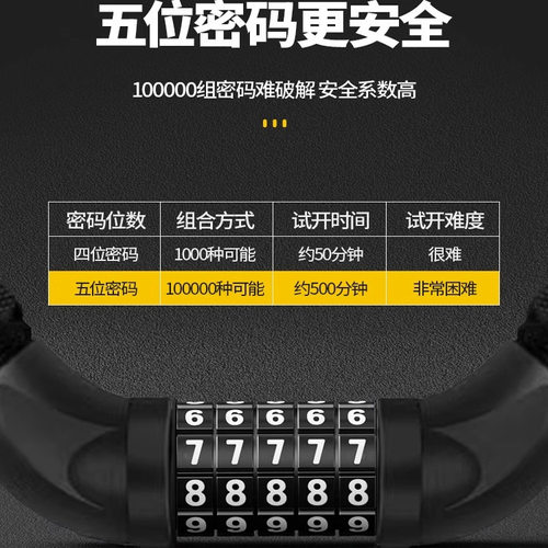 商铺玻璃门锁密码防盗链条锁店面铺双开大门室外庭院户外防水防锈 - 图1