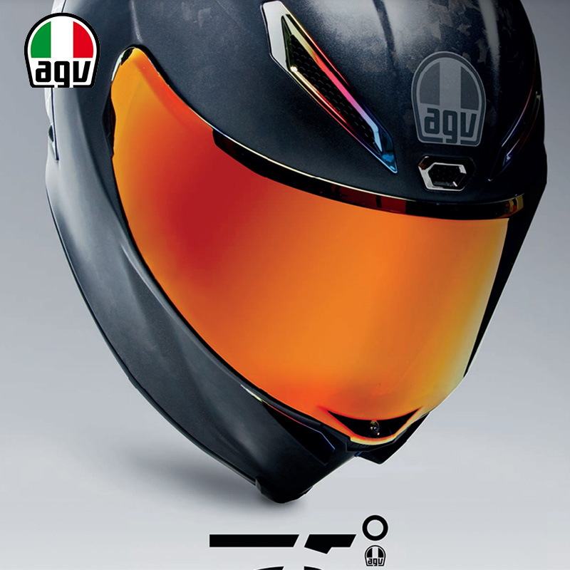 AGV PISTA GPRR75周年纪念款碳纤维摩托车骑行头盔赛道蝴蝶结全盔 - 图0