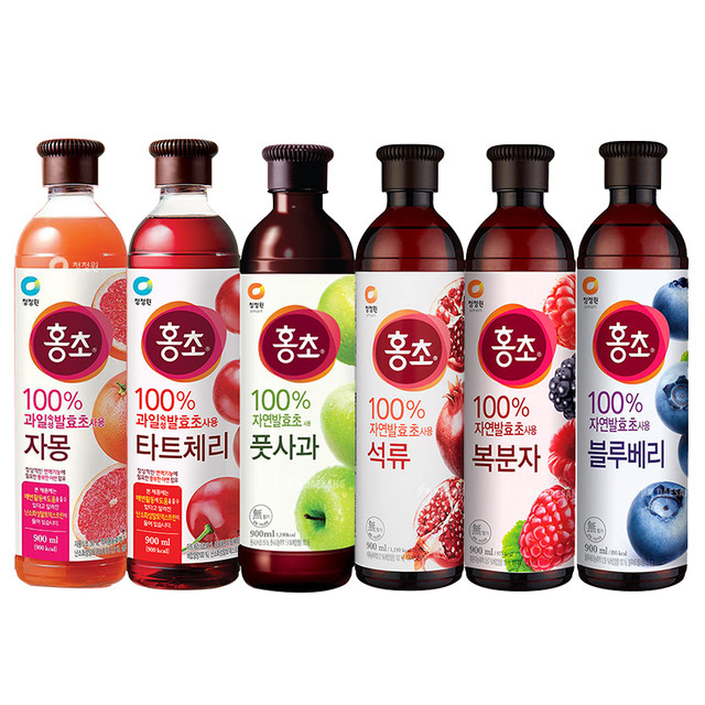 Qingjingyuan Korean imported red vinegar pomegranate apple cider vinegar