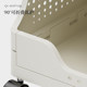 Bookshelf, floor-standing shelf, book snacks, storage rack, household multi-layer bookcase, movable push cart