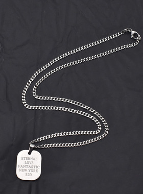 新款英文字母数字T恤卫衣吊坠